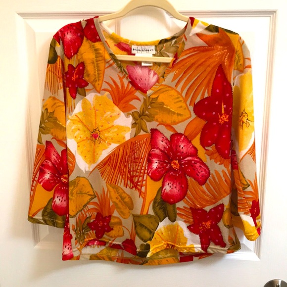 Tops - Haven Bleu Beaded XL Top